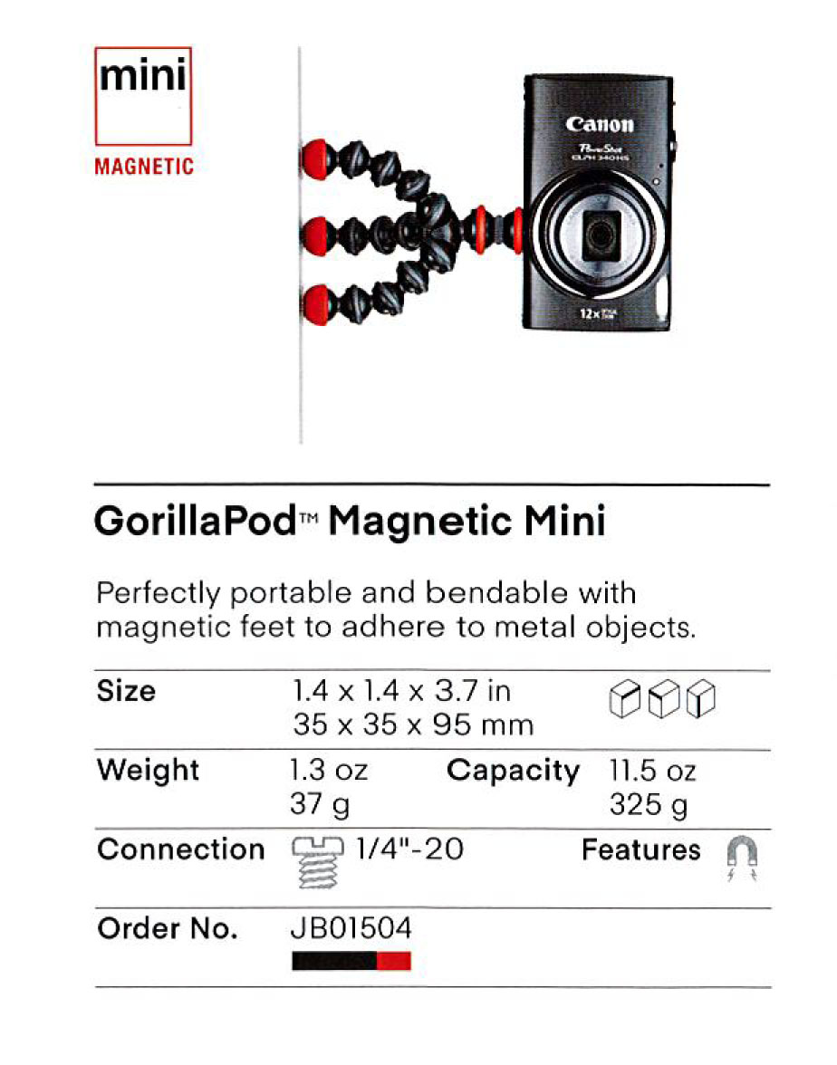 GorillaPod Magnetic Mini