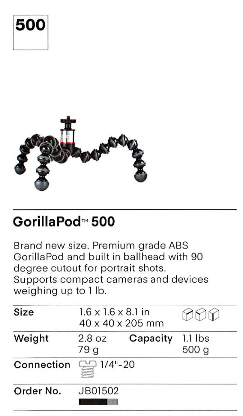 GorillaPod 500
